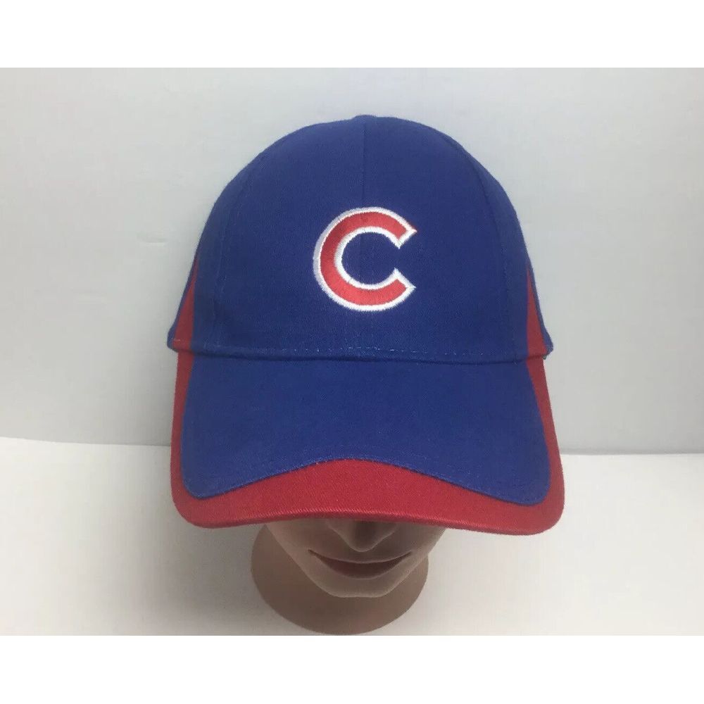 MLB Chicago Cubs Hat Blue Red Adams baseball Cap strap back Vented